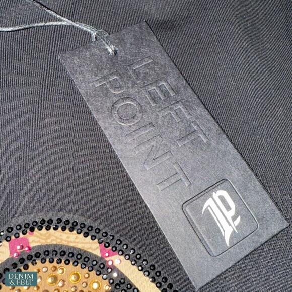 Left Point Limited Edition Bear Rhinestone Black T-Shirt Size XL NEW/NWT - Picture 10 of 11